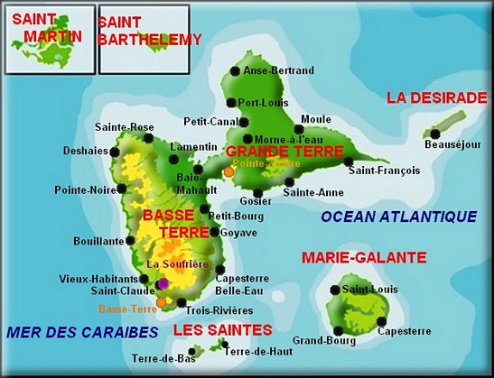 El archipiélago de Guadalupe y sus 6 islas