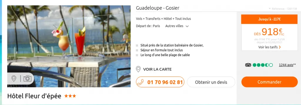 Estancia todo incluido en Guadalupe | Viaje todo incluido 918€