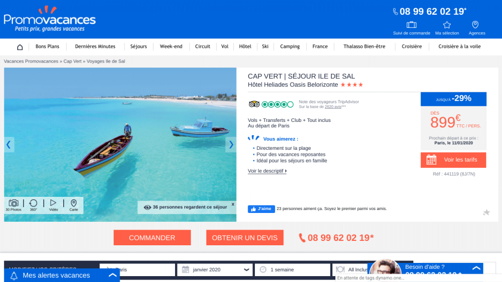 Viaje barato a Cabo Verde con todo incluido 899 €