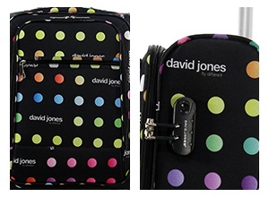 La maleta de cabina blanda de David Jones